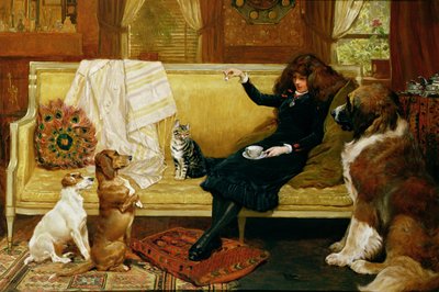 Teatime Treat, 1883 by John Charlton